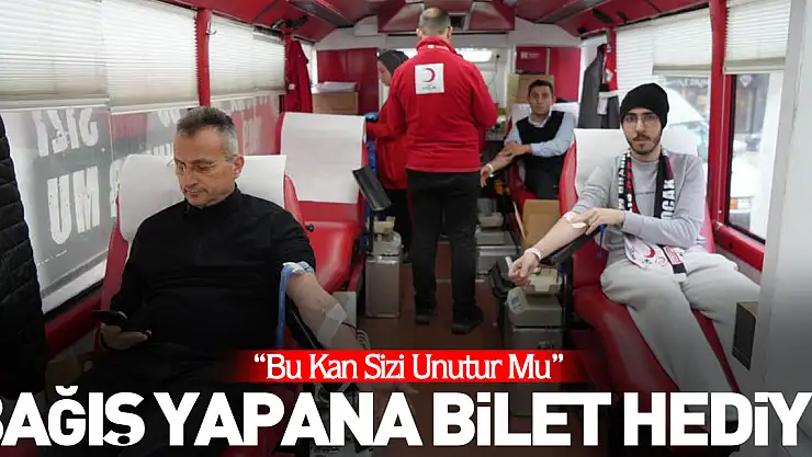 Bağış yapana bilet hediye