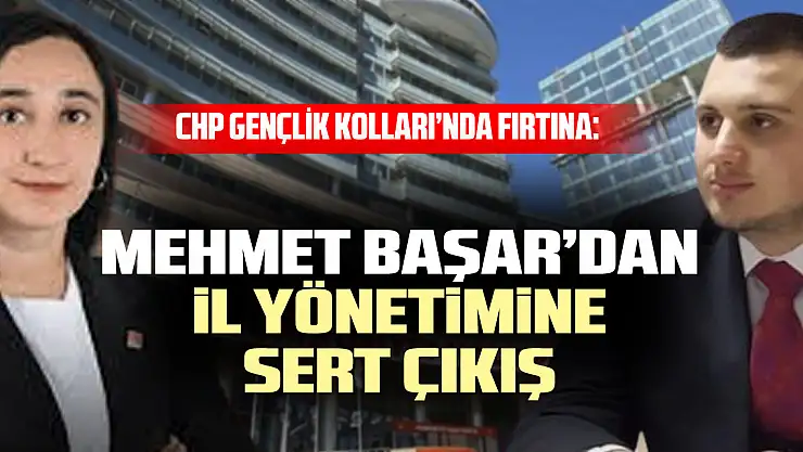 Mehmet Başar'dan İl Yönetimine Sert Çıkış