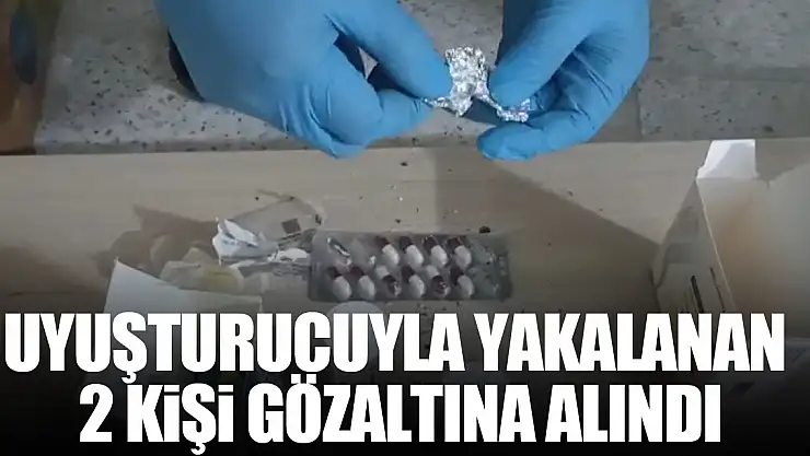 Samsun'da uyuşturucuyla yakalanan 2 kişi gözaltına alındı