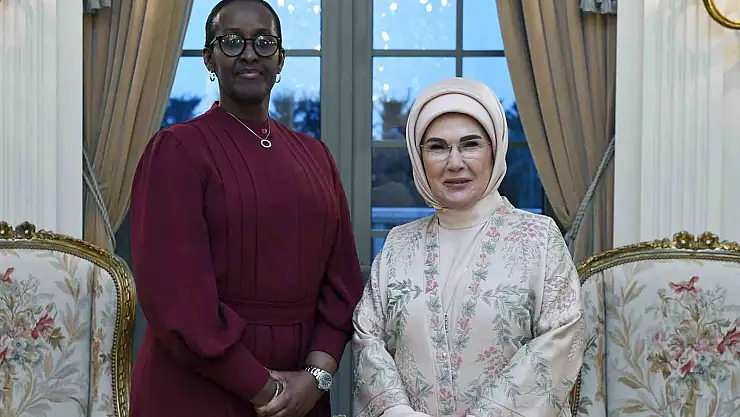 Emine Erdoğan, Ruanda Cumhurbaşkanı'nın eşi Jeannette Kagame ile buluştu
