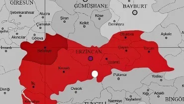 Erzincan'da 3.3 büyüklüğünde deprem