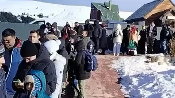 Uludağ'da otelde yangın ihbarı korkuttu