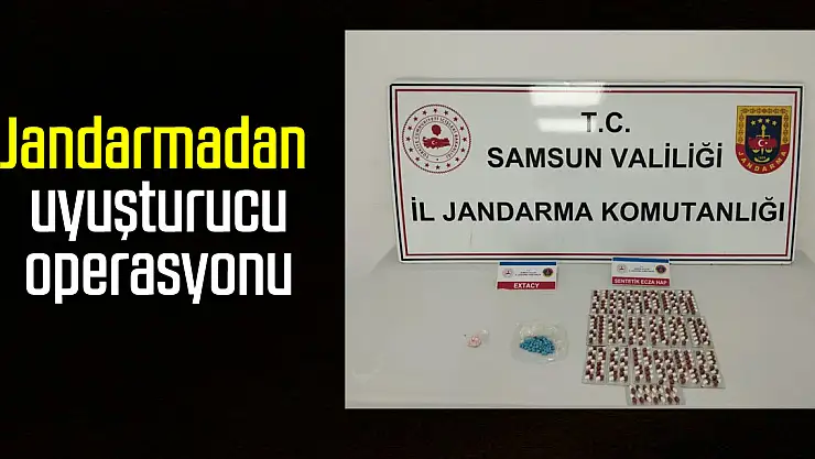Jandarmadan uyuşturucu operasyonu