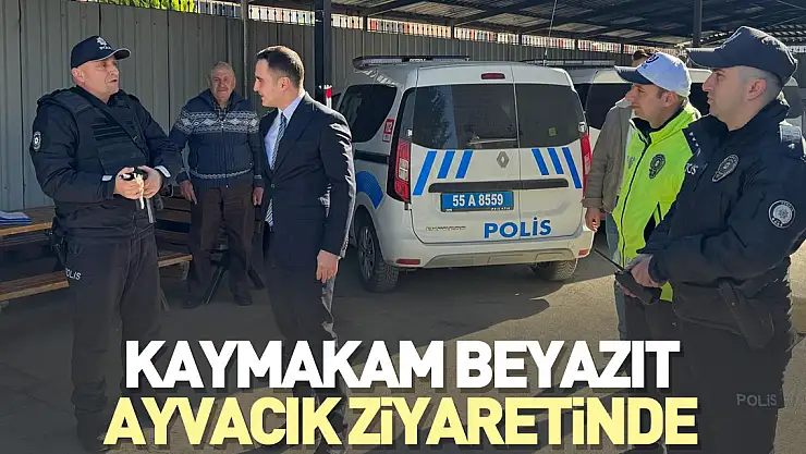 Kaymakam Beyazıt Ayvacık Ziyaretinde