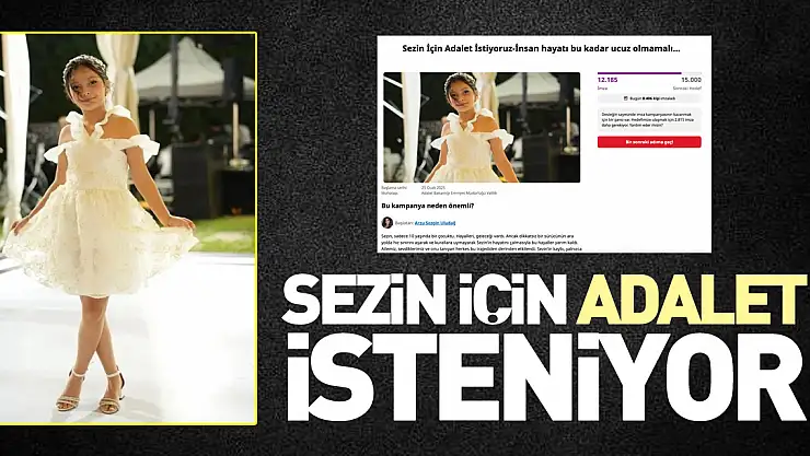 Sezin için adalet isteniyor