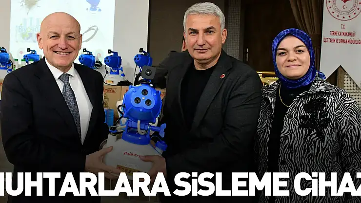 Muhtarlara sisleme cihazı