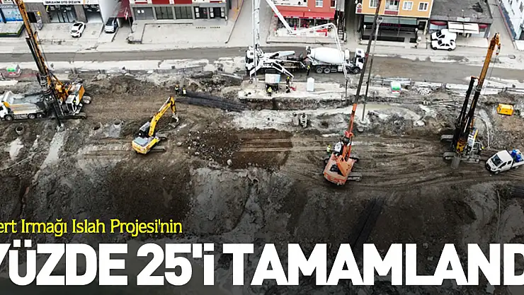 Yüzde 25'i tamamlandı