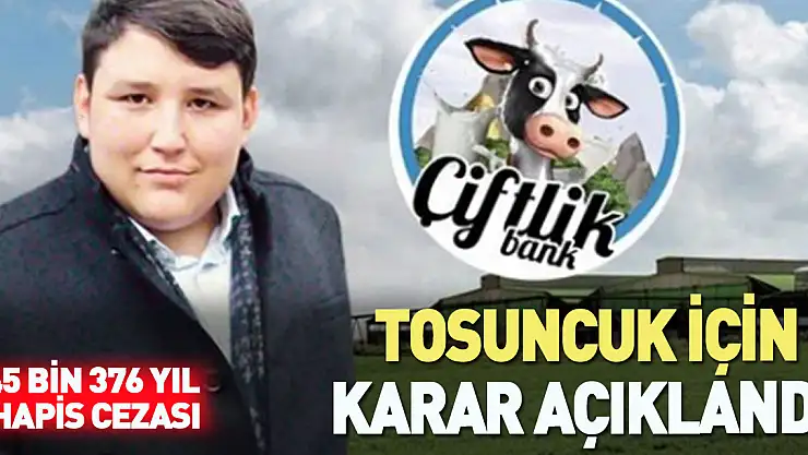 'Çiftlik Bank' davasında karar çıktı