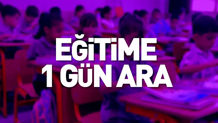 Eğitime 1 gün ara