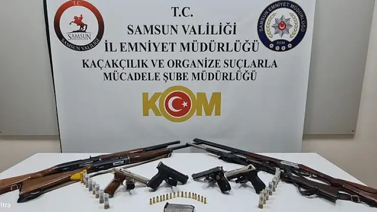 Silah ve mühimmat ele geçirildi