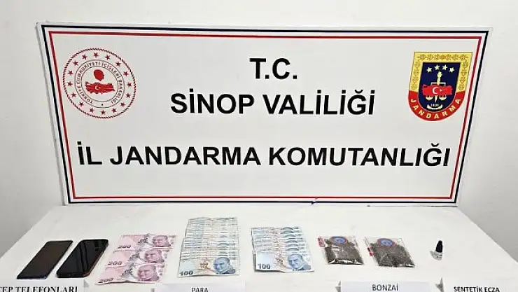 Sinop'ta uyuşturucu operasyonu
