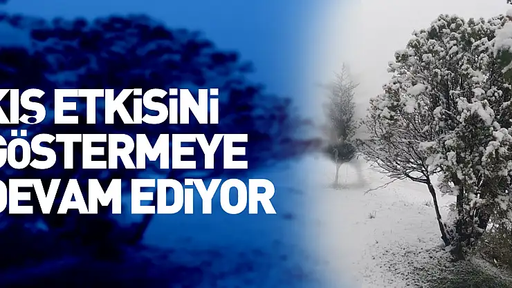 Kış etkisini göstermeye devam ediyor