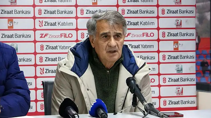 Şenol Güneş: '2 puan kaybederek gidiyoruz'