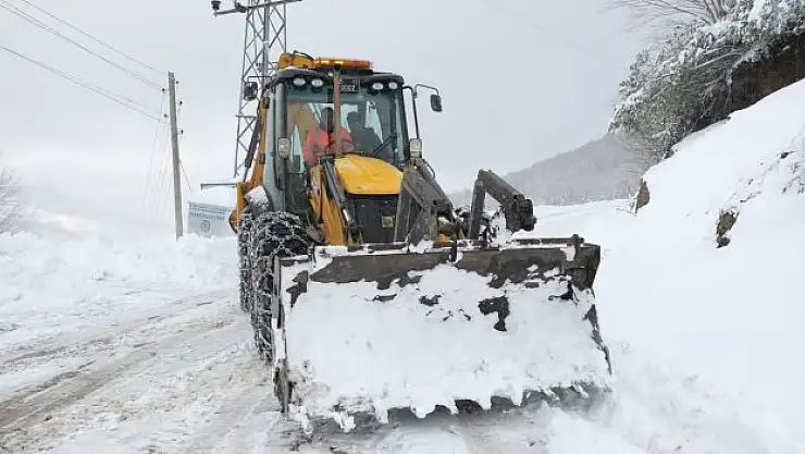 Karla mücadele devam ediyor