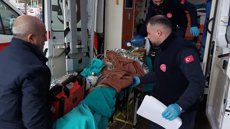 BATTANİYEDEN ÇIKAN YANGINDA AĞIR YARALANDI