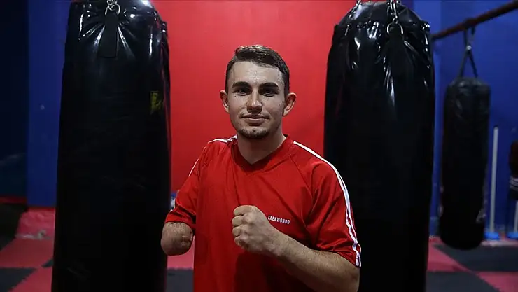 Engelli tekvandocunun hedefi altın madalya