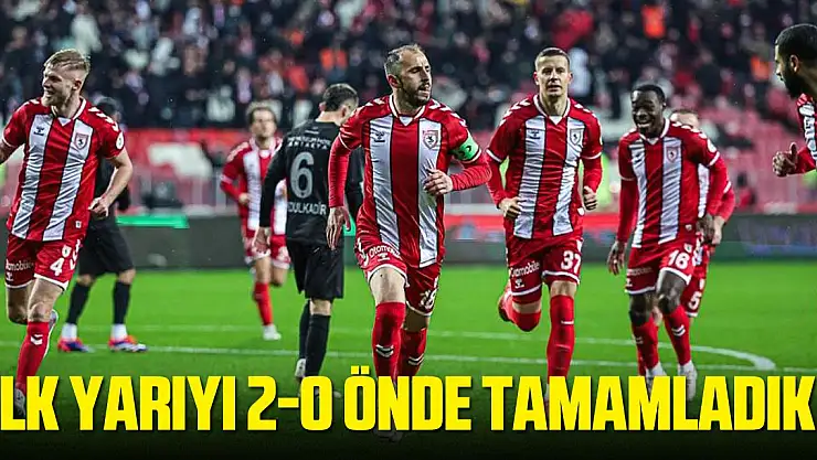 Trendyol Süper Lig: Samsunspor: 2 – Hatayspor: 0 (İlk yarı)