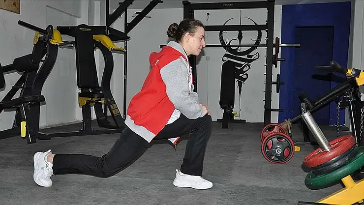 Görme engelli sporcu, olimpiyatlara hazırlanıyor