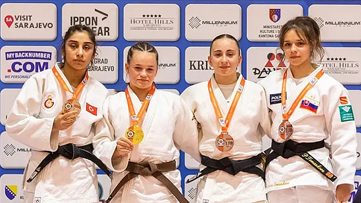 Genç judocular, Avrupa Kupası'nda 6 madalya kazandı