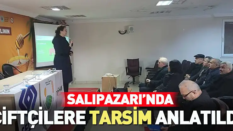 Salıpazarı'nda çiftçilere TARSİM anlatıldı