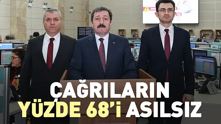 Çağrıların yüzde 68'i asılsız