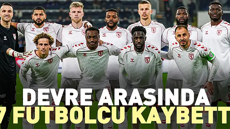 Devre arasında 7 futbolcu kaybetti