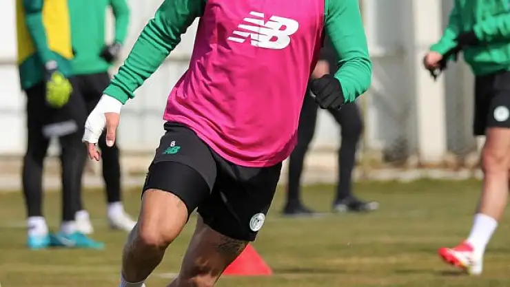 Konya'da maç hazırlığı