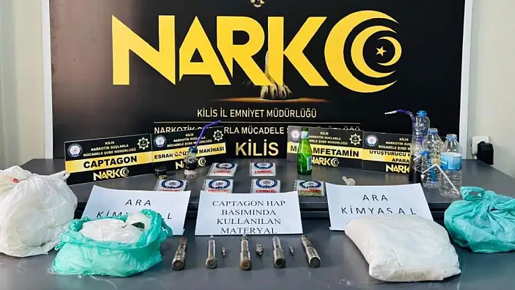 Kilis'te uyuşturucu operasyonu