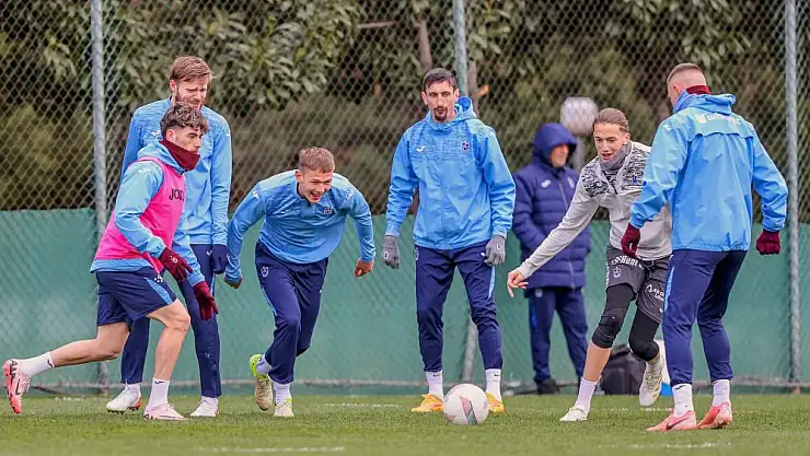 Trabzonspor, Beşiktaş maçının hazırlıklarını tamamladı