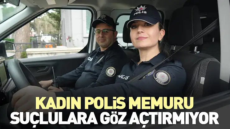 Polis memuru suçlulara göz açtırmıyor