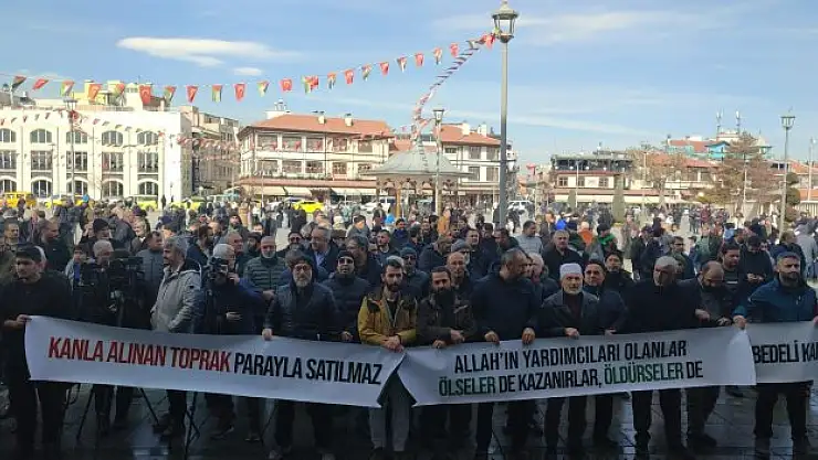 Konya'dan Gazze tepkisi