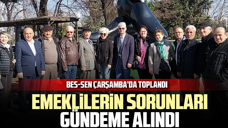 BES-SEN ÇARŞAMBA'DA TOPLANDI Emeklilerin sorunları gündeme alındı