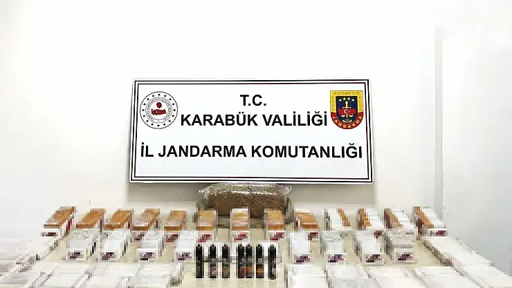 Karabük'te kaçak tütün operasyonu