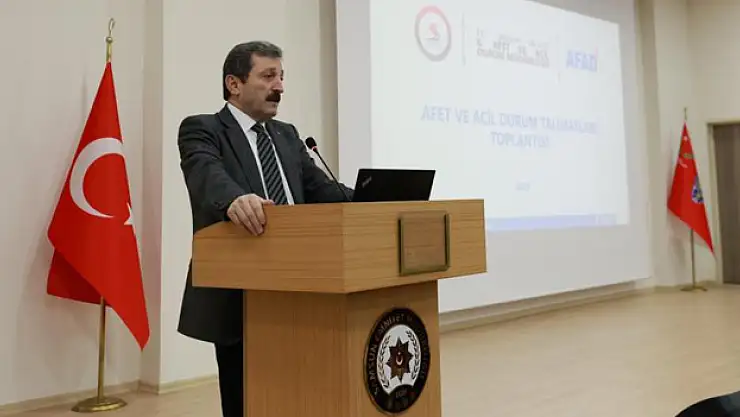 Samsun Afet ve Acil Durum Talimatları Toplantısı