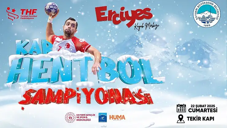 Türkiye'de bir ilk: Kar Hentbol Şampiyonası