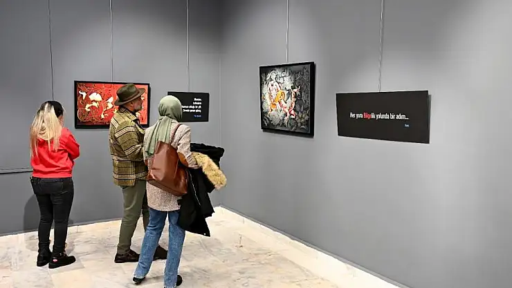 Doğum ve ölümü tuvale yansıttı