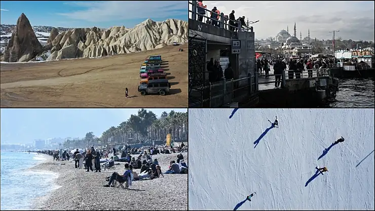 Yılın ilk ayında gelen yabancı ziyaretçi sayısı 2 milyonu aştı