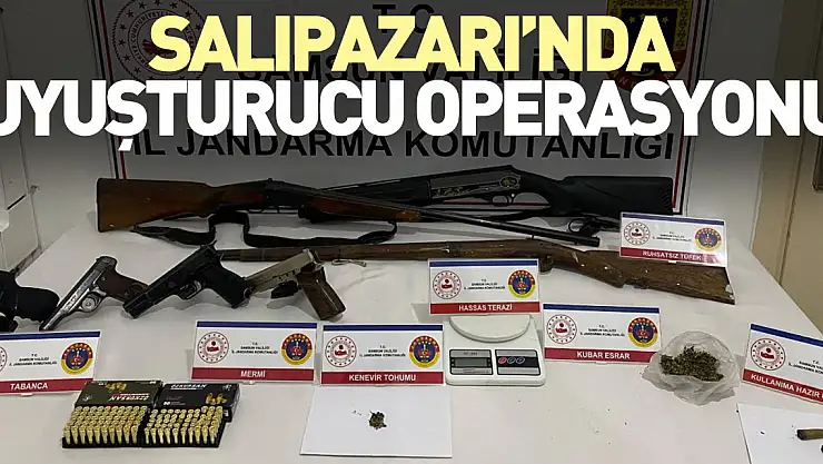 Salıpazarı'nda uyuşturucu operasyonu