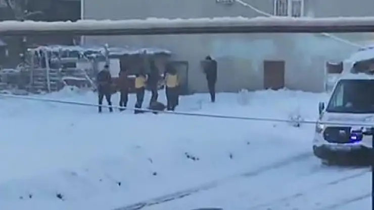 Cansız nedeni karlar içinde bulundu