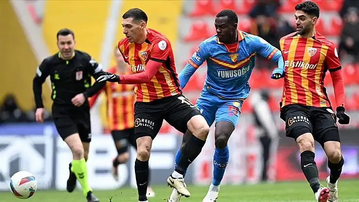 Kayserispor, sahasında Göztepe'yi 1-0 yendi