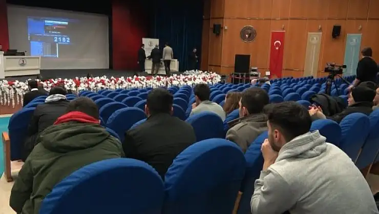 Öğrencilerin kura heyecanı