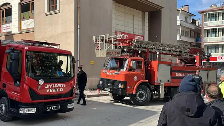 Markette yangın paniği