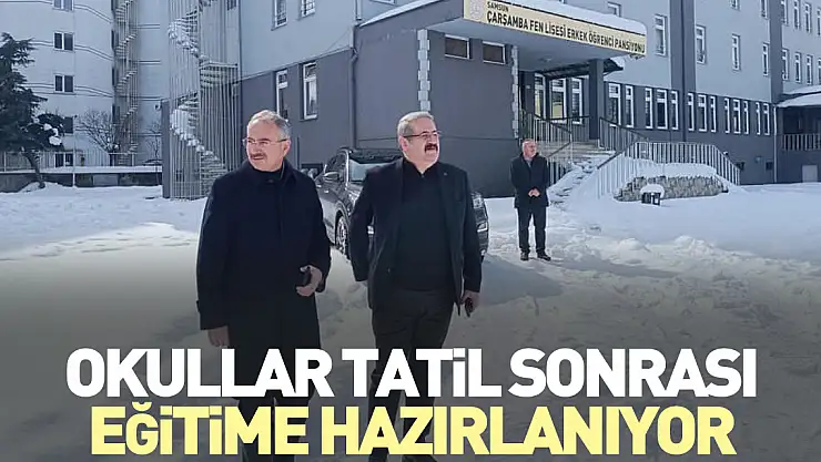 Okullar Tatil Sonrası Eğitime Hazırlanıyor