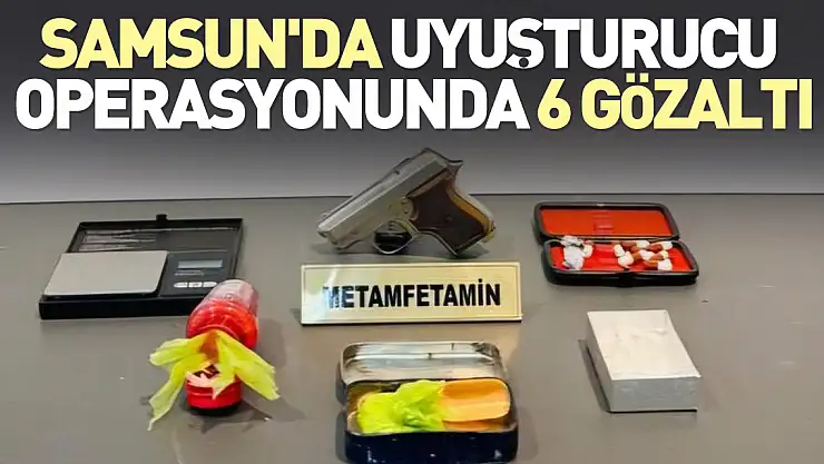 Uyuşturucu operasyonunda 6 gözaltı