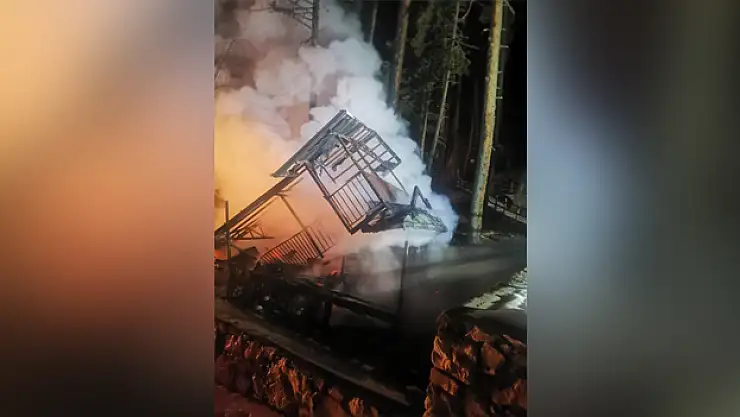 Bungalov ev küle döndü