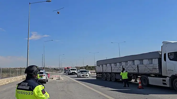 Mersin'de cayrokopterli denetim