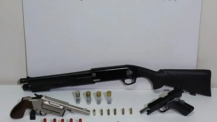 Samsun'da silah ve uyuşturucu operasyonu