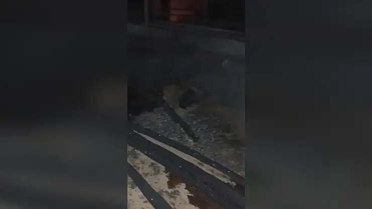 Ahırda çıkan yangın korkuttu