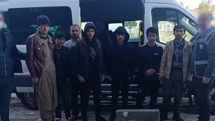 7 düzensiz göçmen yakalandı