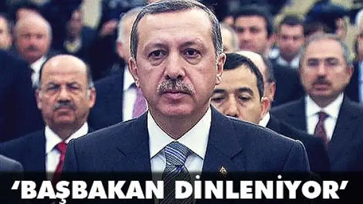 'Başbakan dinleniyor'